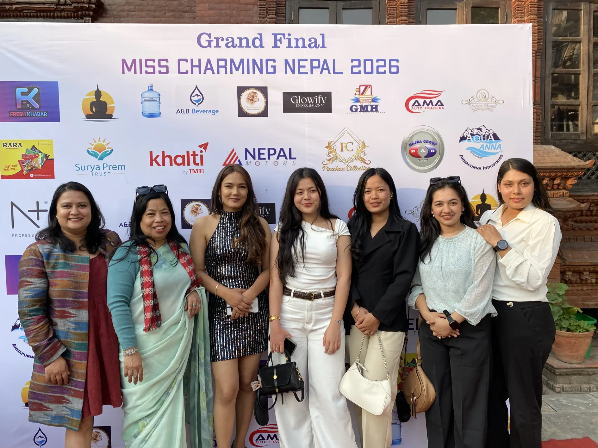 Our team at the Miss Charming Nepal 2026 providing our best assistance.